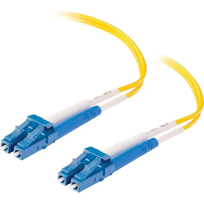 C2G 5m LC-LC 9/125 Duplex Single Mode OS2 Fiber Cable - Yellow - 16ft Default Title