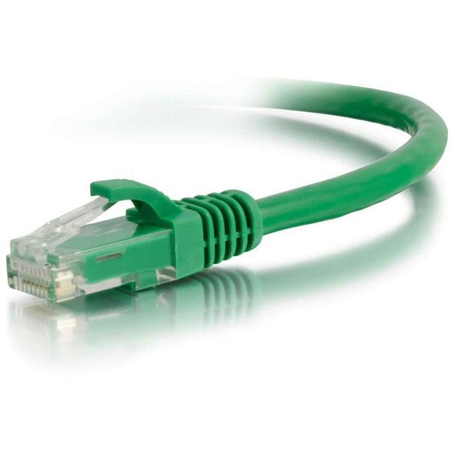 C2G-25ft Cat6 Snagless Unshielded (UTP) Network Patch Cable - Green