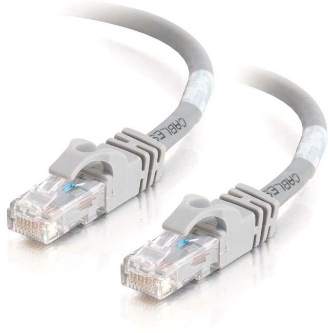 C2G-25ft Cat6 Snagless Crossover Unshielded (UTP) Network Patch Cable - Gray