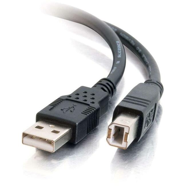 C2G 5m USB A to B Cable - Printer Cable - USB Cable - USB 2.0 - 16ft - Black Default Title