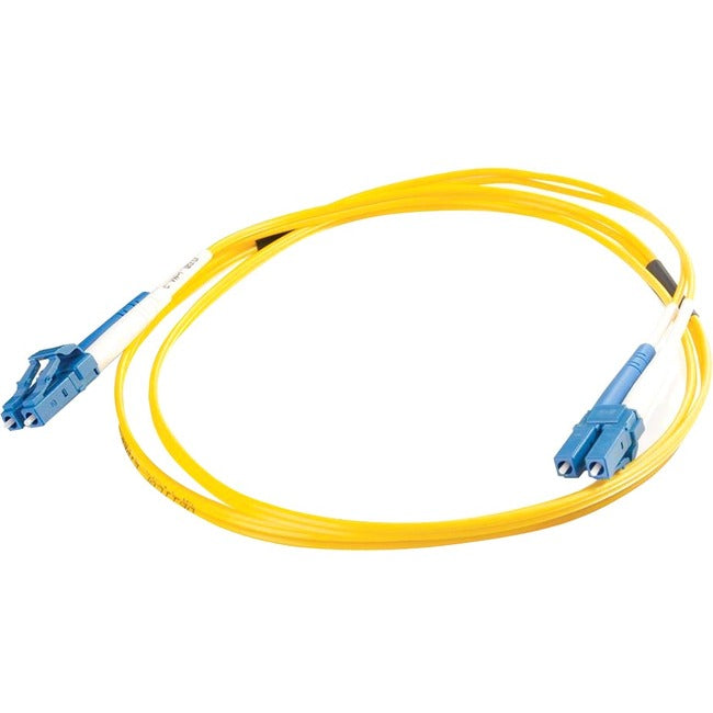 C2G 3m LC-LC 9/125 Duplex Single Mode OS2 Fiber Cable - Yellow - 10ft