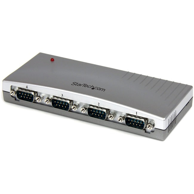 StarTech.com USB to Serial Adapter Hub - 4 Port - Bus Powered - DB9 (9-pin) - USB Serial - FTDI USB to Serial Adapter Default Title