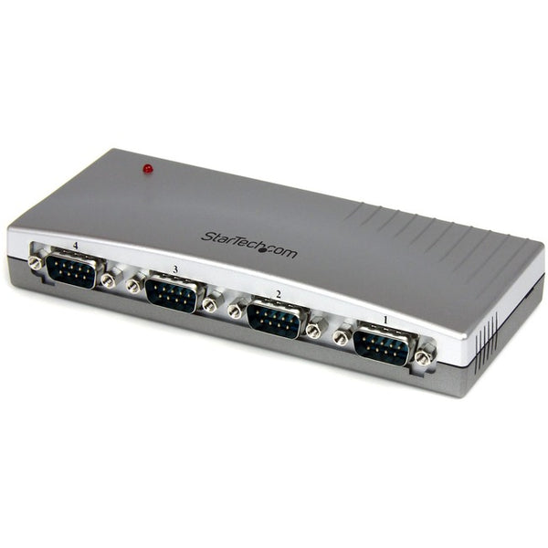StarTech.com USB to Serial Adapter Hub - 4 Port - Bus Powered - DB9 (9-pin) - USB Serial - FTDI USB to Serial Adapter Default Title