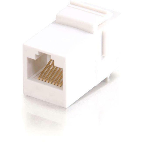 C2G RJ45 (8P8C) Coupler Keystone Insert Module - White Default Title
