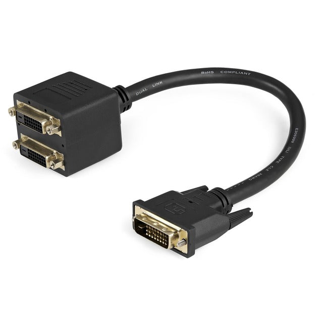 StarTech.com 1 ft DVI-D to 2x DVI-D Digital Video Splitter Cable - M/F Default Title
