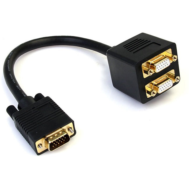 StarTech.com 1 ft VGA to 2x VGA Video Splitter Cable - M/F Default Title