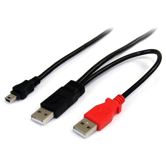 StarTech.com 3ft USB Y Cable for External Hard Drive Default Title