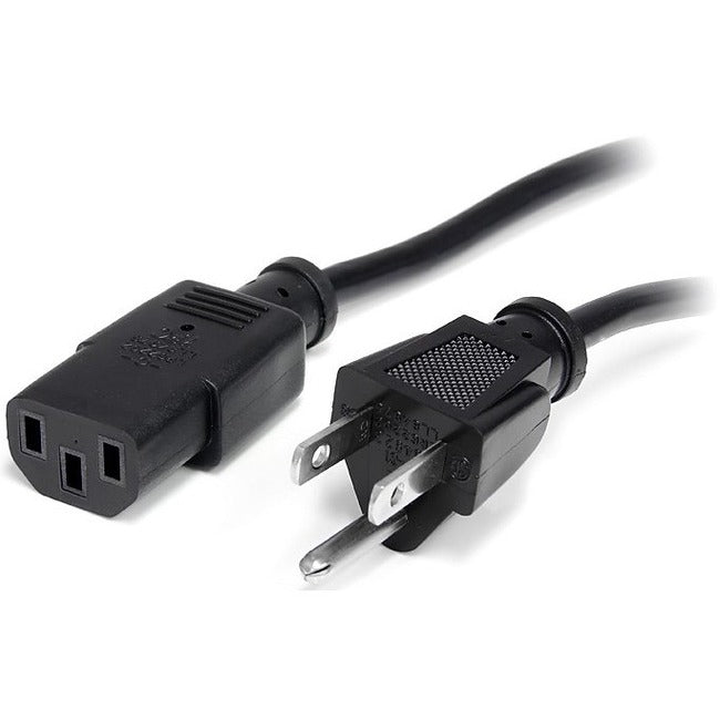 StarTech.com 6 ft Standard Computer Power Cord - NEMA5-15P to C13 - Power cable - IEC 320 EN 60320 C13 (F) - NEMA 5-15 (M) - 6 ft Default Title