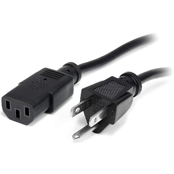 StarTech.com 6 ft Standard Computer Power Cord - NEMA5-15P to C13 - Power cable - IEC 320 EN 60320 C13 (F) - NEMA 5-15 (M) - 6 ft Default Title