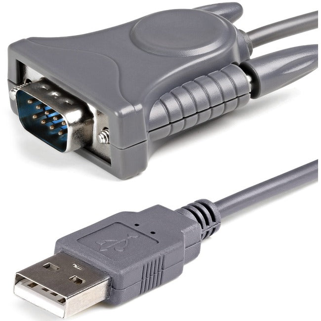 StarTech.com USB to Serial Adapter - 3 ft / 1m - with DB9 to DB25 Pin Adapter - Prolific PL-2303 - USB to RS232 Adapter Cable