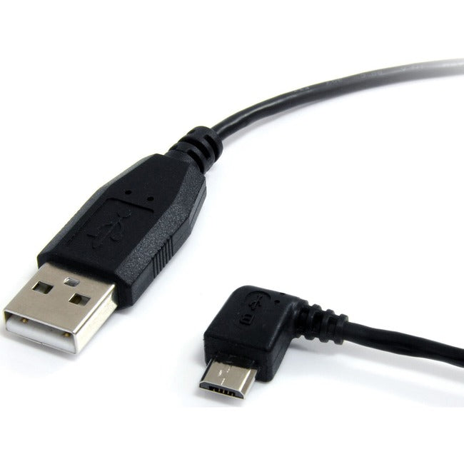 StarTech.com 6 ft Micro USB Cable - A to Left Angle Micro B Default Title