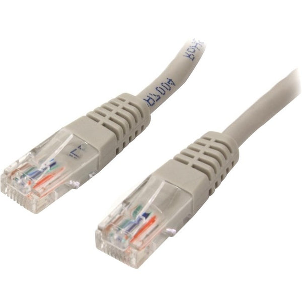 StarTech.com 15 ft Gray Molded Cat5e UTP Patch Cable Default Title