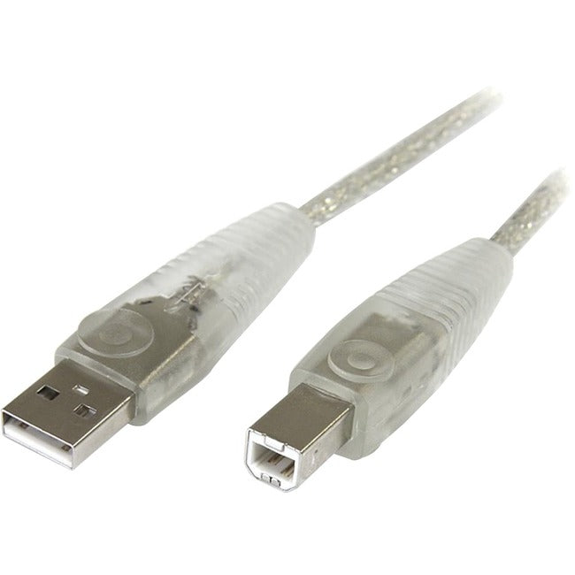 StarTech.com 6 Fuß transparentes USB 2.0-Kabel – A auf B