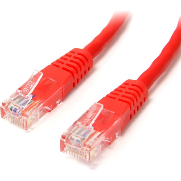 StarTech.com 15 ft Red Molded Cat5e UTP Patch Cable Default Title