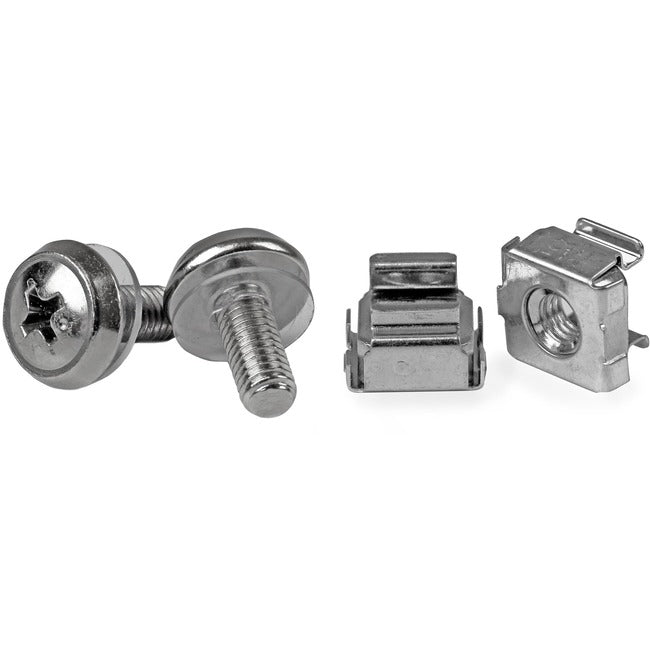 StarTech.com 50 Pkg M5 Mounting Screws and Cage Nuts for Server Rack Cabinet Default Title