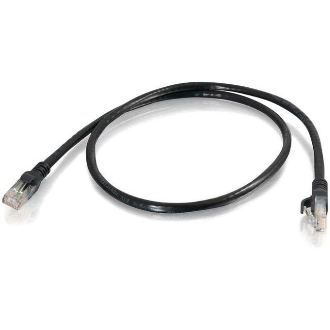 C2G 3 ft Cat6 Snagless Unshielded (UTP) Network Patch Cable (TAA) - Black