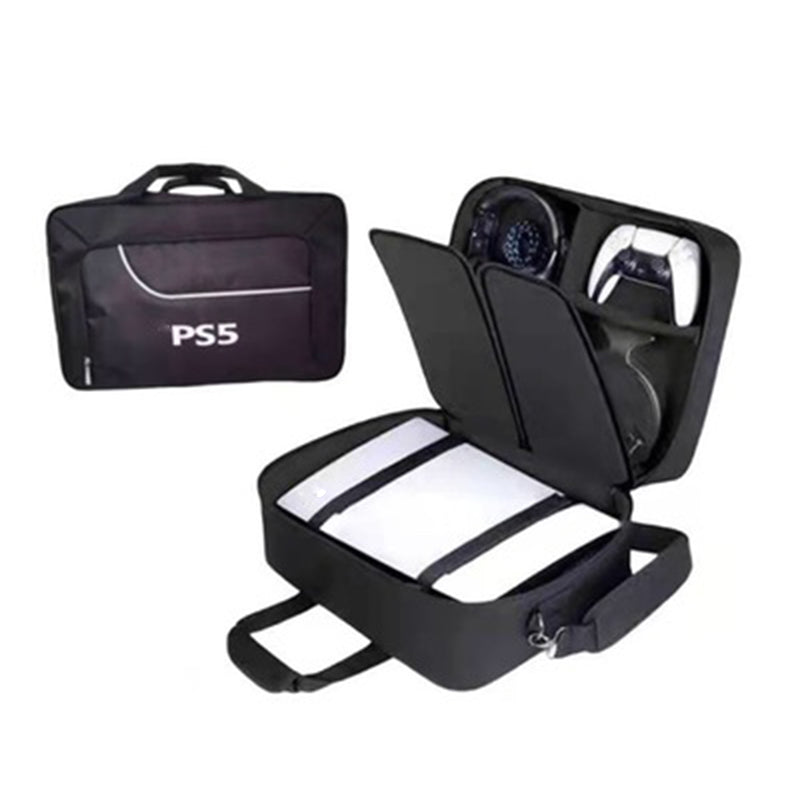 For PS5 Game Console Bag Canvas Protective Storage Bag For PlayStation 5 Console Shoulder Carrying Case