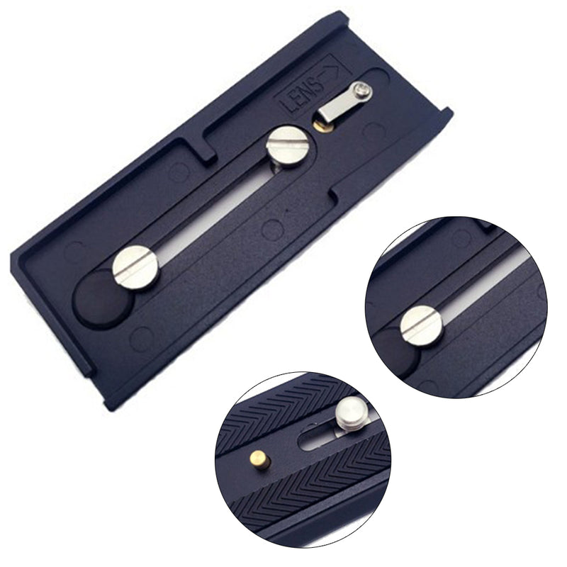 Sliding Rail Accessories Quick Release Plate Anti-slip Monopods Mount Outdoor Aluminum Alloy Camera For Manfrotto 500AH 501 577