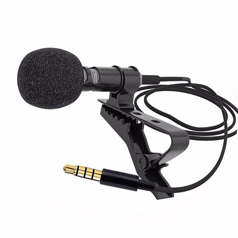 Tragbares Mikrofon, 3,5-mm-Klinkenstecker, Krawattenklammer, Microfono, Mini-Audio-Mikrofon für Computer, Laptop, Mobiltelefon, 3,5 mm extern