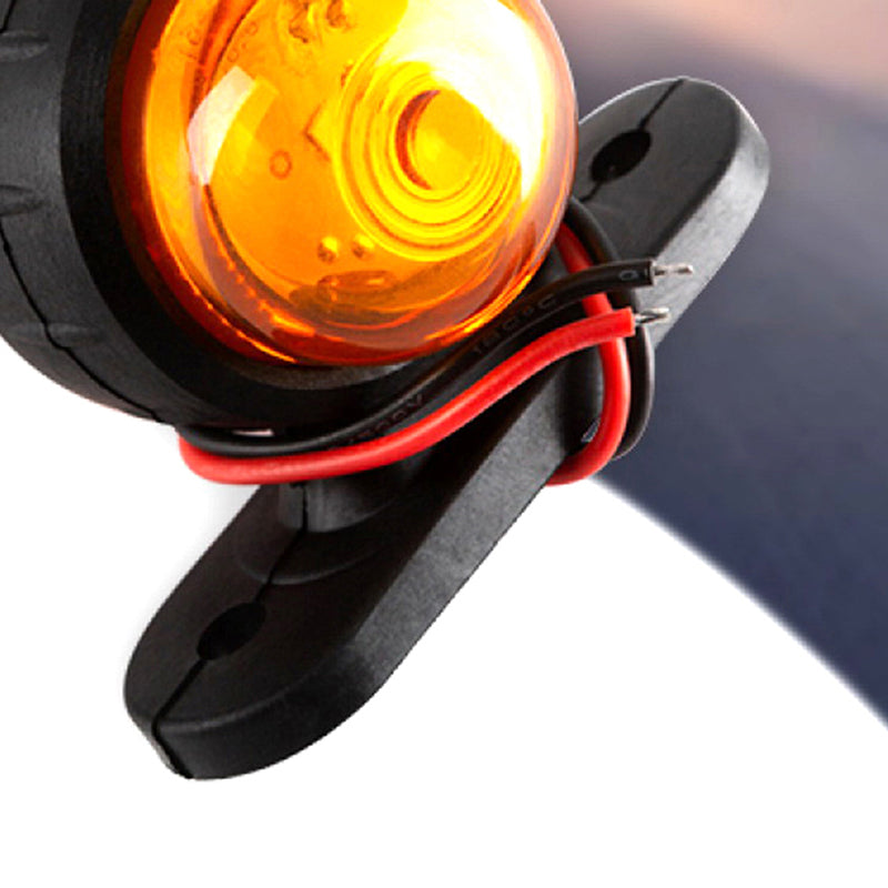 Car Truck Trailer LED Side Marker Light Red YellowTurn Signal Clearance Light Indicator Lamp For Lorry Caravans 12-24V