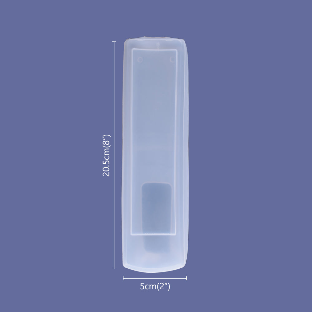 Clear TV Air Condition Remote Controller Silicone Protector Case Cover Skin Waterproof Pouch Bags Model E 20.5x5cm