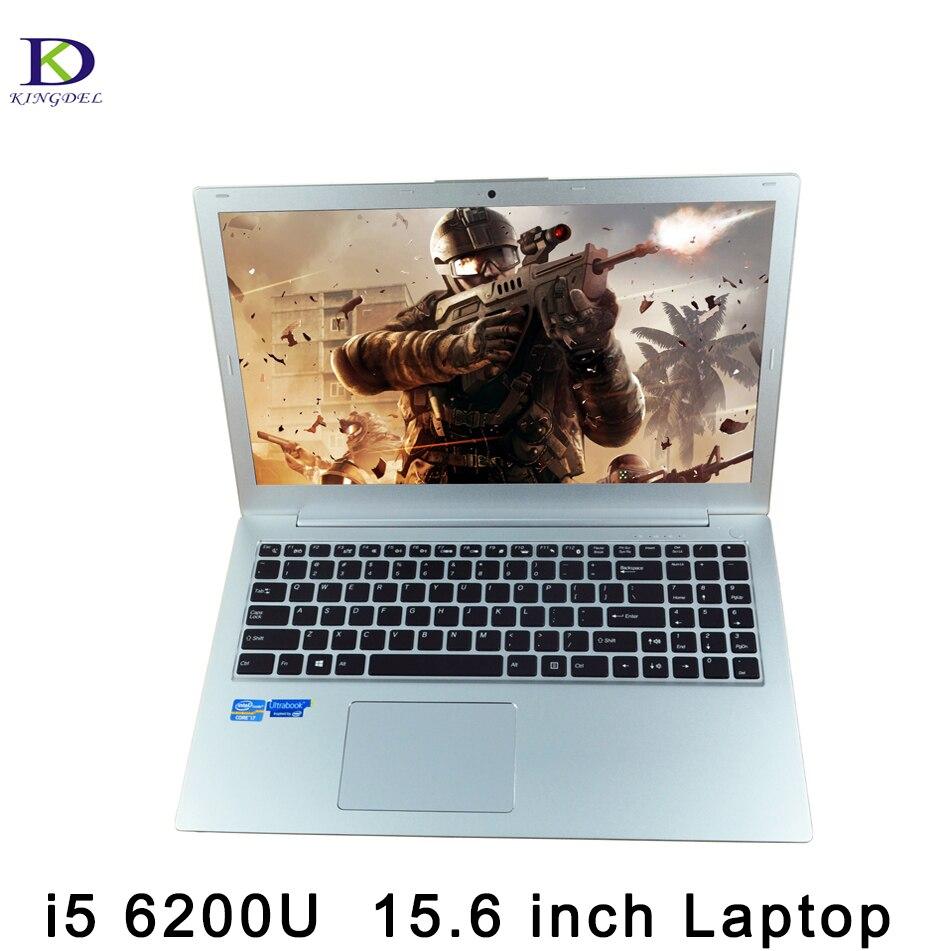 8GB RAM 1TBSSD 15.6 inch Laptop Intel i5 6200U Ultrabook Computer Backlit Keyboard Dual Graphics Card Webcam Wifi Bluetooth GreatEagleInc