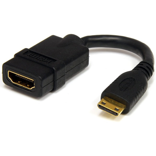 StarTech.com 5in High Speed HDMI® Adapter Cable - HDMI to HDMI Mini- F/M Default Title