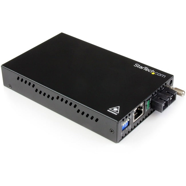 StarTech.com Gigabit-Ethernet-Singlemode-Glasfaser-Medienkonverter SC 40 km – 1000 Mbit/s