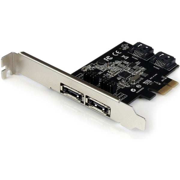 StarTech.com 2 Port PCI Express SATA 6 Gbps eSATA Controller Card - Dual Port PCIe SATA III Card - 2 Int/2 Ext Default Title