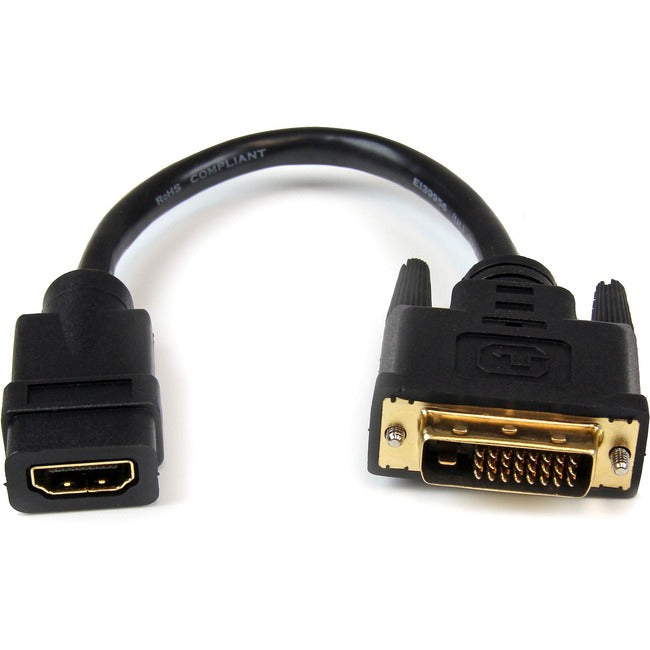 StarTech.com 8in HDMI® to DVI-D Video Cable Adapter - HDMI Female to DVI Male Default Title