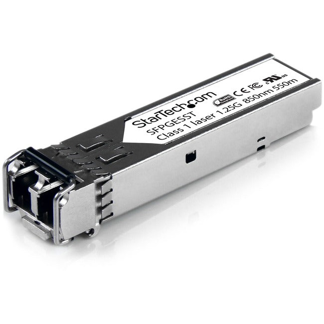 StarTech.com Cisco SFP-GE-S Compatible SFP Module - 1000BASE-SX Fiber Optical SFP Transceiver - Lifetime Warranty - 1 Gbps - Maximum Transfer Distance: 550 m (1804 ft)