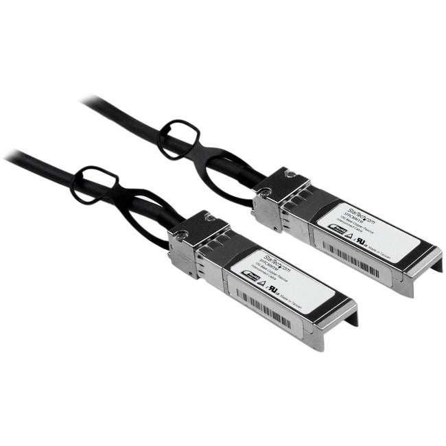 StarTech.com Cisco SFP-H10GB-CU1M-kompatibles SFP+ Direct-Attach-Twinax-Kabel – 1 m (3,3 Fuß) – 10 Gbit/s – passives DAC-Kupferkabel