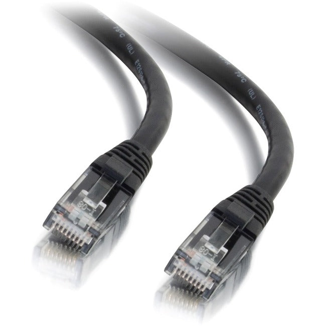C2G 2 Fuß Cat6 Snagless Ungeschirmtes (UTP) Netzwerk-Patch-Ethernet-Kabel – Schwarz