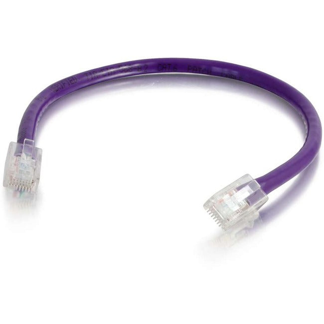 C2G-15ft Cat6 Non-Booted Unshielded (UTP) Network Patch Cable - Purple