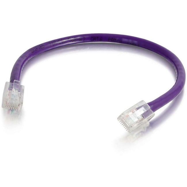 C2G-25ft Cat6 Non-Booted Unshielded (UTP) Network Patch Cable - Purple