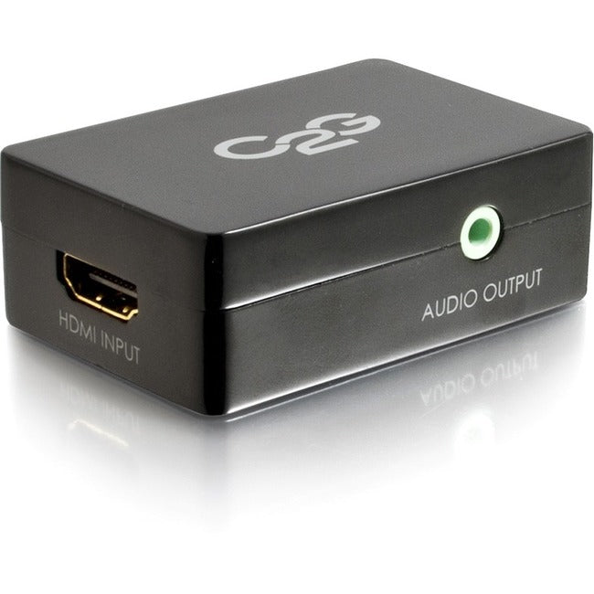 C2G Pro HDMI to VGA and Audio Adapter Converter - 1 x HDMI Female Digital Audio/Video - 1 x HD-15 Female VGA, 1 x Mini-phone Audio - Black