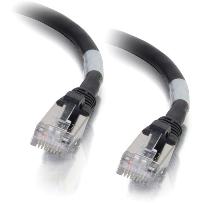 C2G-6ft Cat6a Snagless Shielded (STP) Network Patch Cable - Black Default Title