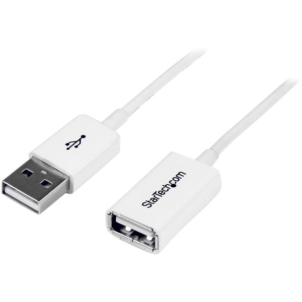 StarTech.com 1m White USB 2.0 Extension Cable A to A - M/F Default Title