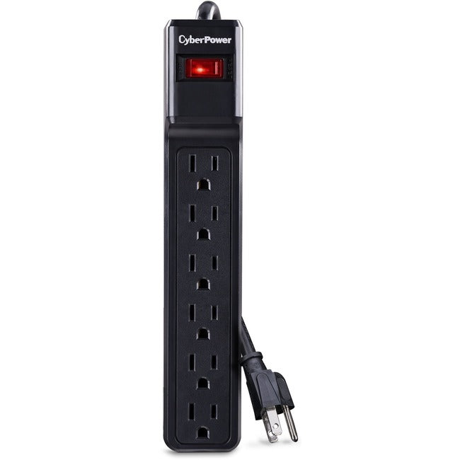 CyberPower CSB606 Essential 6-Outlets Surge Suppressor with 900 Joules and 6FT Cord