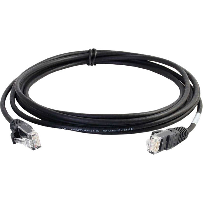 C2G 6in Cat6 Snagless Unshielded (UTP) Slim Network Patch Cable - Black