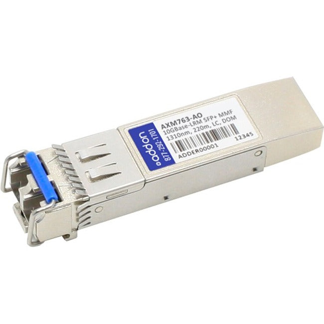 AddOn Netgear AXM763-kompatibler TAA-konformer 10GBase-LRM SFP+-Transceiver (MMF, 1310 nm, 220 m, LC, DOM)