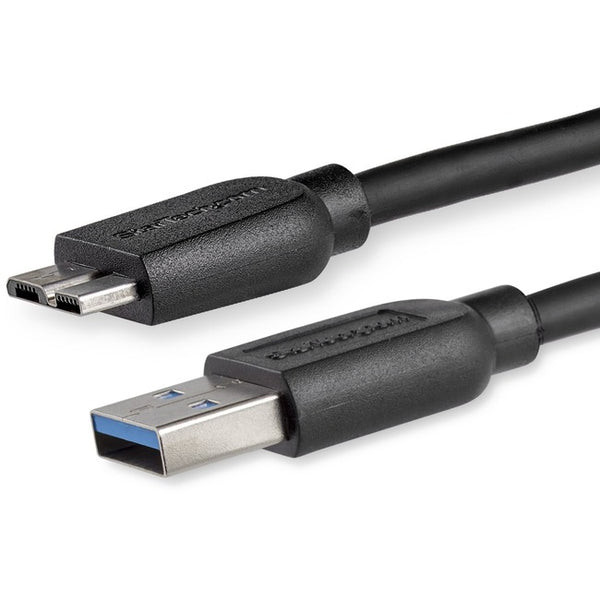 StarTech.com 2m (6ft) Slim SuperSpeed USB 3.0 A to Micro B Cable - M/M Default Title