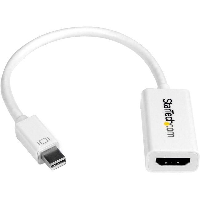 StarTech.com Mini DisplayPort to HDMI 4K Audio / Video Converter - mDP 1.2 to HDMI Active Adapter for Mac Book Pro / Mac Book Air - 4K @ 30 Hz - White Default Title