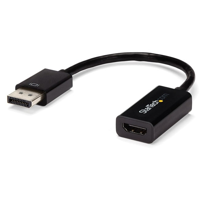 StarTech.com DisplayPort to HDMI 4K Audio / Video Converter - DP 1.2 to HDMI Active Adapter for Desktop / Laptop Computers - 4K @ 30 Hz