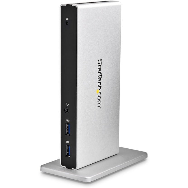 StarTech.com USB 3.0 Docking Station - Compatible with Windows / macOS - Dual DVI Docking Station Supports Dual Monitors - DVI to HDMI and DVI to VGA Adapters Included - USB3SDOCKDD Default Title