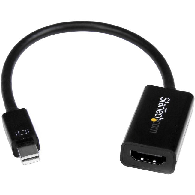 StarTech.com Mini DisplayPort to HDMI 4K Audio / Video Converter - mDP 1.2 to HDMI Active Adapter for UltraBook / Laptop - 4K @ 30 Hz - Black Default Title