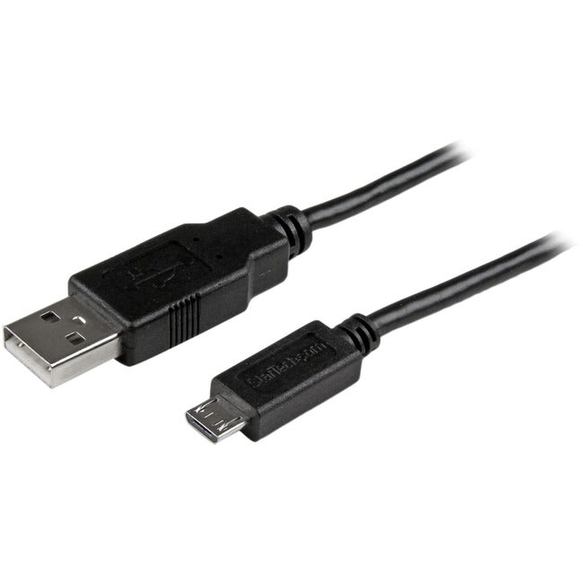 StarTech.com 3 Fuß Mobile Charge Sync USB-auf-Slim-Micro-USB-Kabel für Smartphones und Tablets – A auf Micro BM/M