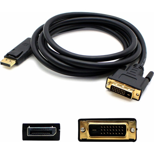 AddOn 10ft DisplayPort Male to DVI-D Male Black Adapter Cable (Requires DP++) Default Title