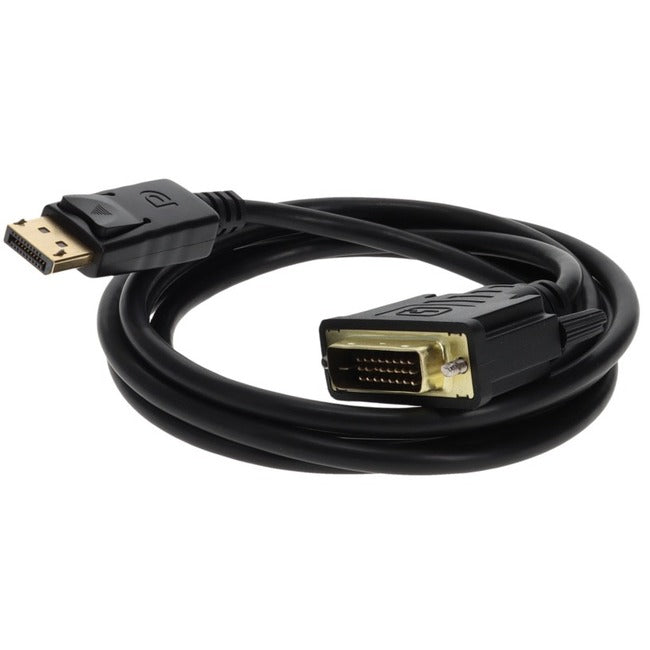 AddOn 6ft DisplayPort Male to DVI-D Male Black Adapter Cable (Requires DP++) Default Title