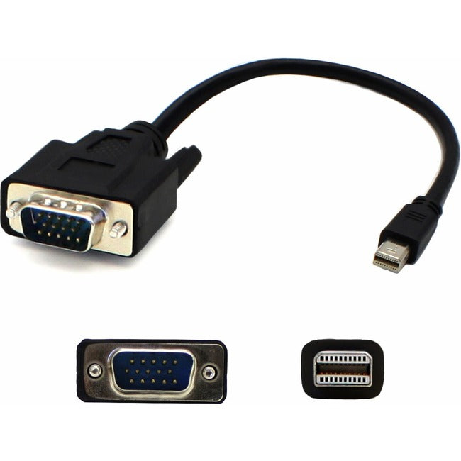 AddOn 5er-Pack schwarzer Adapterkabel mit Mini-DisplayPort-Stecker auf VGA-Stecker, 91 cm lang